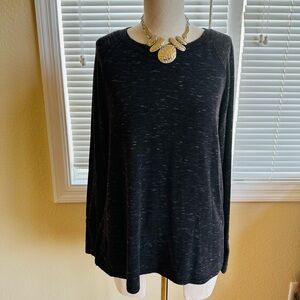 Lightweight Black Long Sleeve Sweater